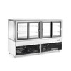 Koelvitrine met 2 schappen  Arktic  610L  230V/500W  1824x677x H 1230mm