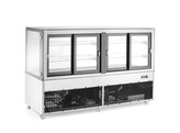Koelvitrine met 2 schappen  Arktic  610L  230V/500W  1824x677x H 1230mm