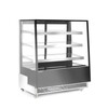 Koelvitrine met 3 schuine schappen  Arktic  650L  Zwart  230V/490W  1200x833x H 1460mm