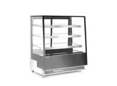 Koelvitrine met 3 schuine schappen  Arktic  650L  Zwart  230V/490W  1200x833x H 1460mm