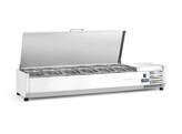 Opzetkoelvitrine GN 1/3  Arktic  6x GN 1/3  230V/180W  1405x420x H 630mm
