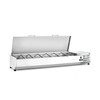 Opzetkoelvitrine GN 1/3  Arktic  7x GN 1/3  230V/180W  1605x420x H 630mm