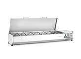 Opzetkoelvitrine GN 1/3  Arktic  7x GN 1/3  230V/180W  1605x420x H 630mm