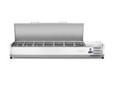Opzetkoelvitrine GN 1/3  Arktic  7x GN 1/3  230V/180W  1605x420x H 630mm