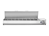 Opzetkoelvitrine GN 1/3  Arktic  9x GN 1/3  230V/180W  2005x420x H 630mm