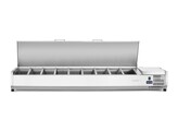 Opzetkoelvitrine GN 1/3  Arktic  9x GN 1/3  230V/180W  2005x420x H 630mm