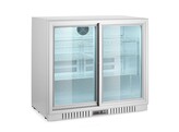 Backbar koelkast met 2 schuifdeuren  Arktic  150L  Zilver  230V/160W  900x520x H 840mm