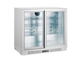 Backbar koelkast met 2 schuifdeuren  Arktic  150L  Zilver  230V/160W  900x520x H 840mm