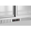 Backbar koelkast met 2 schuifdeuren  Arktic  150L  Zilver  230V/160W  900x520x H 840mm