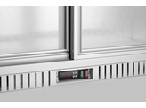 Backbar koelkast met 2 schuifdeuren  Arktic  150L  Zilver  230V/160W  900x520x H 840mm