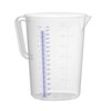 Broc mesureur en polypropylene  HENDI  Kitchen Line  3L   160x H 240mm
