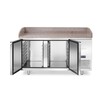 Pizzawerkbank met granieten werkblad  2 deuren  Arktic  250L  graniet  230V/250W  1510x800x H 875mm