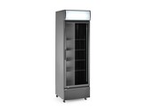 Armoire refrigeree avec caisson lumineux  porte simple  Arktic  254L  Noir  230V/250W  578x605x H 1980mm