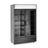 Backbar koelkast met lichtbak  dubbele deur  Arktic  512L  Zwart  230V/510W  1120x585x H 1900mm