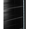 Backbar koelkast met lichtbak  dubbele deur  Arktic  512L  Zwart  230V/510W  1120x585x H 1900mm
