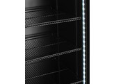 Backbar koelkast met lichtbak  dubbele deur  Arktic  512L  Zwart  230V/510W  1120x585x H 1900mm