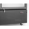 Backbar koelkast met lichtbak  dubbele deur  Arktic  512L  Zwart  230V/510W  1120x585x H 1900mm