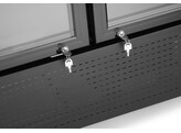 Backbar koelkast met lichtbak  dubbele deur  Arktic  512L  Zwart  230V/510W  1120x585x H 1900mm