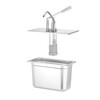Couvercle avec distributeur pour bacs GN  HENDI  GN 1/6  180x165mm