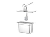 Couvercle avec distributeur pour bacs GN  HENDI  GN 1/6  180x165mm