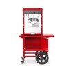 Popcornmachine met kar  HENDI  Rood  230V/1155W  940x510x H 1553mm