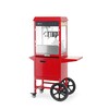 Popcornmachine met kar  HENDI  Rood  230V/1155W  940x510x H 1553mm