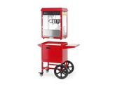 Popcornmachine met kar  HENDI  Rood  230V/1155W  940x510x H 1553mm