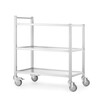 Chariot de service  soude  HENDI  Profi Line  865x565x H 950mm