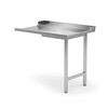 Uitlooptafel voor vaatwassers  HENDI  linkerzijde  1000x700x H 850mm