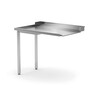 Table de dechargement pour lave-vaisselle  HENDI  cote droite  1000x700x H 850mm
