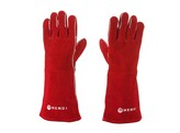 Hittebestendige handschoenen  leer  HENDI  Rood   L mm