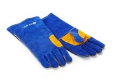 Hittebestendige handschoenen  leer  HENDI  Blauw   L 410mm