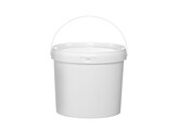 Seau  HENDI  Zone imprimable/etiquetage   810x155 mm.  11 3L  Blanc   300x H 230mm