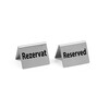 Tafelstandaard Gereserveerd   HENDI  Reserviert  4 st.  50x35x H 40mm