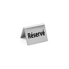 Tafelstandaard Gereserveerd   HENDI  Reserviert  4 st.  50x35x H 40mm