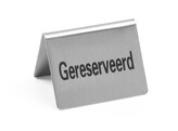 Tafelstandaard Gereserveerd   HENDI  Reserviert  4 st.  50x35x H 40mm