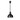 Warmtelamp verstelbaar  dome  HENDI  Zwart  230V/250W   250x H 207mm