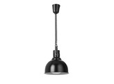 Warmtelamp verstelbaar  dome  HENDI  Zwart  230V/250W   250x H 207mm