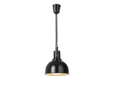 Warmtelamp verstelbaar  dome  HENDI  Zwart  230V/250W   250x H 207mm