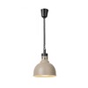 Warmtelamp verstelbaar  dome  HENDI  Zwart  230V/250W   250x H 207mm