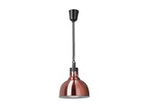 Warmtelamp verstelbaar  dome  HENDI  Koper  230V/250W   250x H 207mm