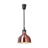 Warmtelamp verstelbaar  dome  HENDI  Wit  230V/250W   250x H 207mm