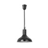 Warmtelamp verstelbaar  conisch/dome  HENDI  Zwart  230V/250W   295x H 207mm