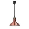 Warmtelamp verstelbaar  conisch/dome  HENDI  Koper  230V/250W   295x H 207mm