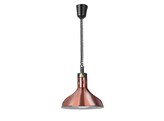 Warmtelamp verstelbaar  conisch/dome  HENDI  Koper  230V/250W   295x H 207mm