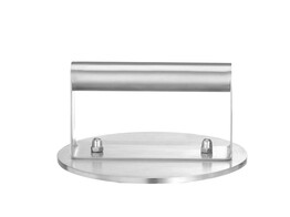 Smash burger pers  HENDI  Profi Line  Zilver   160x H 85mm  Rond