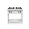 Gasfornuis Kitchen Line 4-pits open standaard  HENDI  Kitchen Line  19kW  800x700x H 900mm