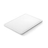 Snijplank met groef  HENDI  Wit  355x250x H 15mm