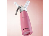Siphon a chantilly   HENDI  0 5L  Rose pastel   80x H 260mm